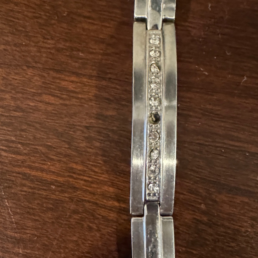 Citizens Women’s Stainless Steel Bracelet (missing 1 stone) vintage - Picture 2 of 7